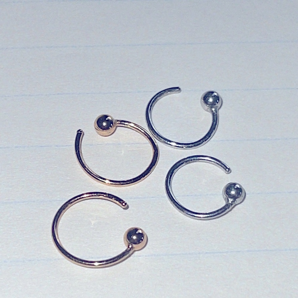 Jewelry for piercings